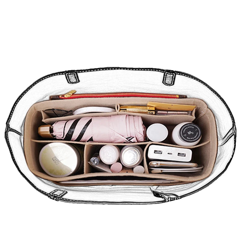 Felt Bag Organizer Insert — Compatible with Goyard St Louis PM/GM & Anjou Mini/GM