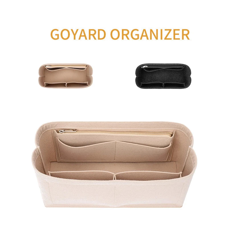 Felt Bag Organizer Insert — Compatible with Goyard St Louis Tote (PM, GM)